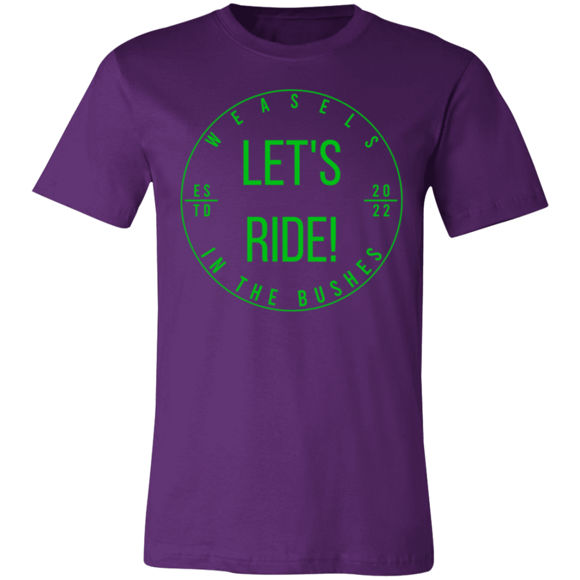 Let's Ride! - Green logo