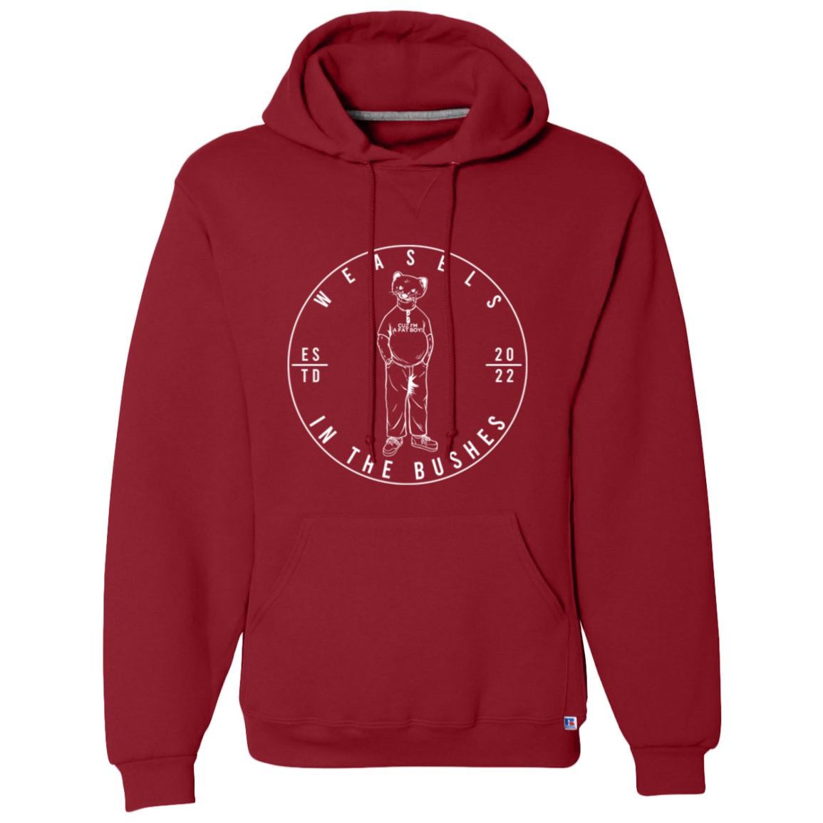 WITB White Logo Fleece Pullover Hoodie