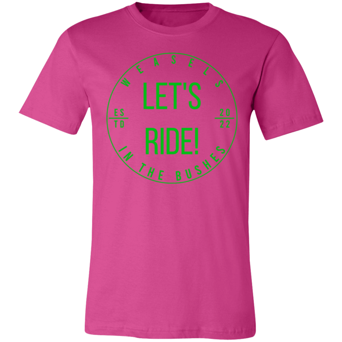 Let's Ride! - Green logo