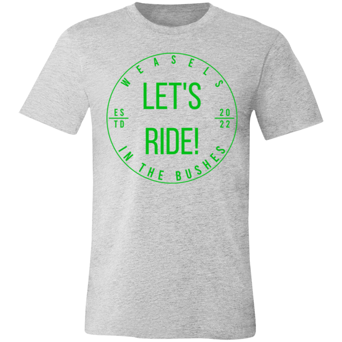 Let's Ride! - Green logo