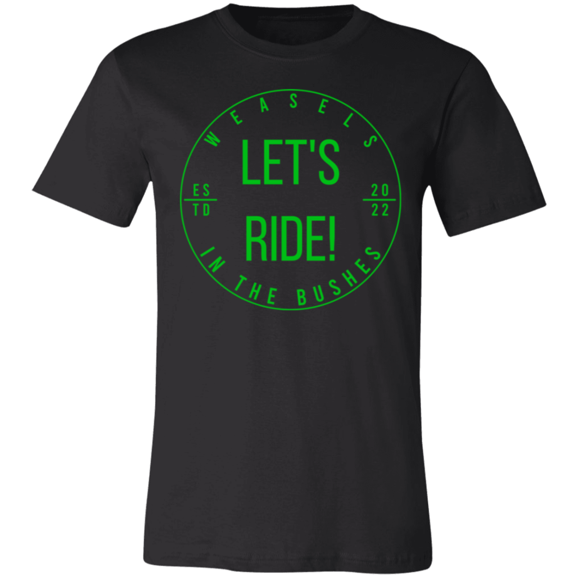 Let's Ride! - Green logo