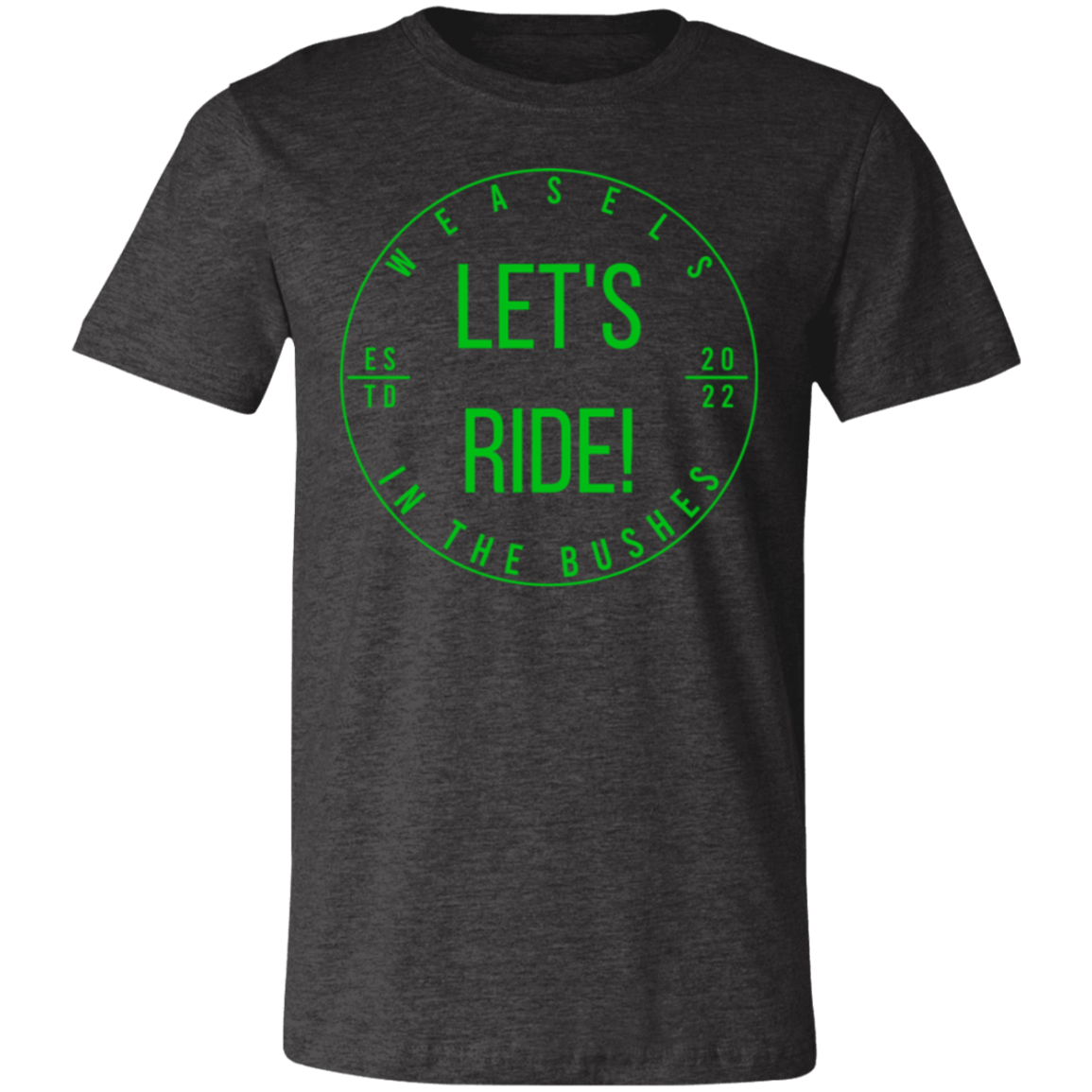 Let's Ride! - Green logo