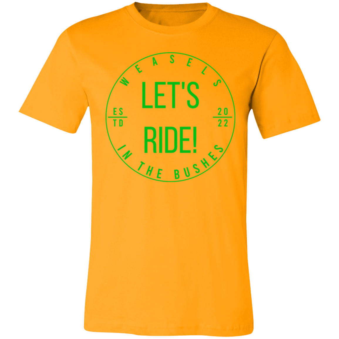 Let's Ride! - Green logo