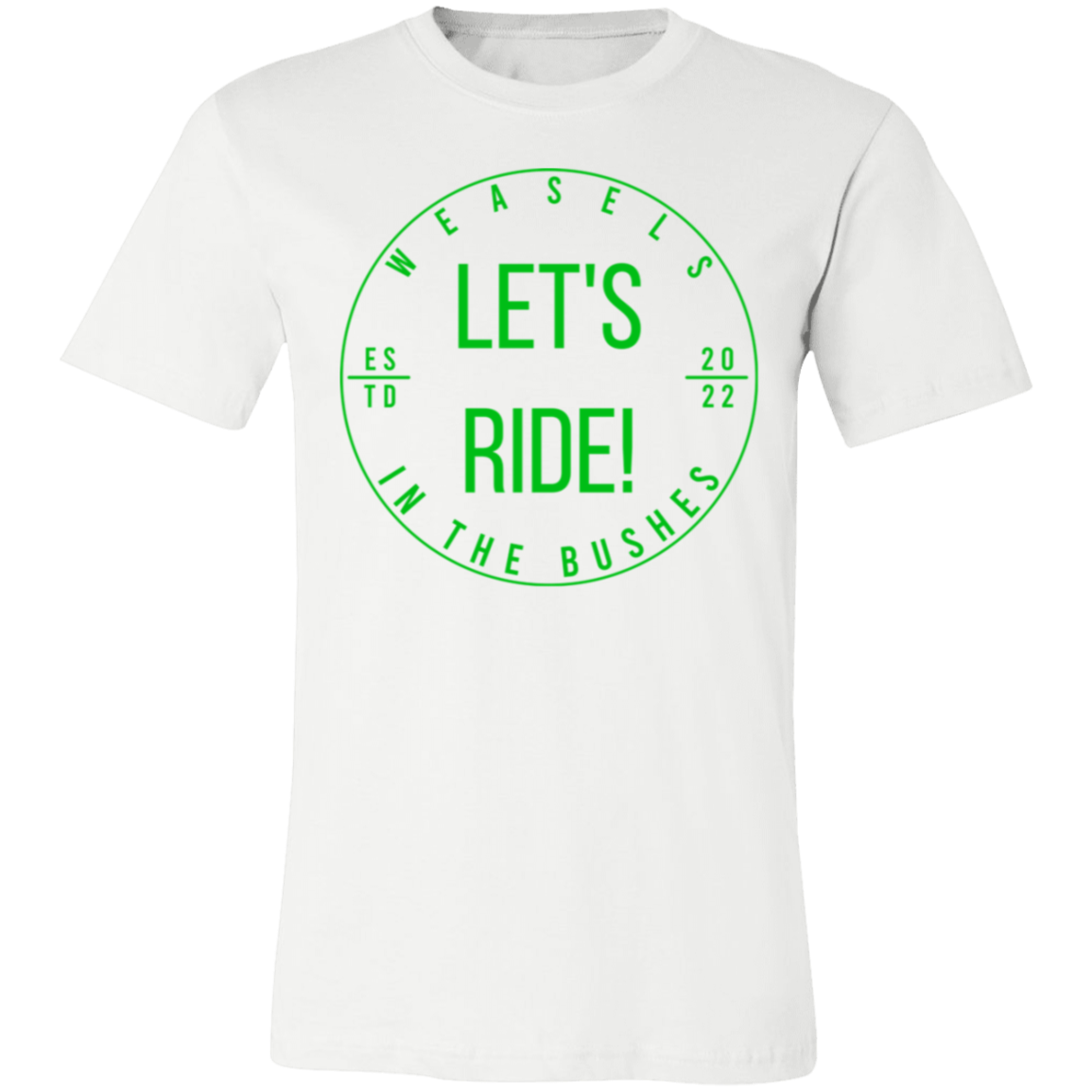 Let's Ride! - Green logo