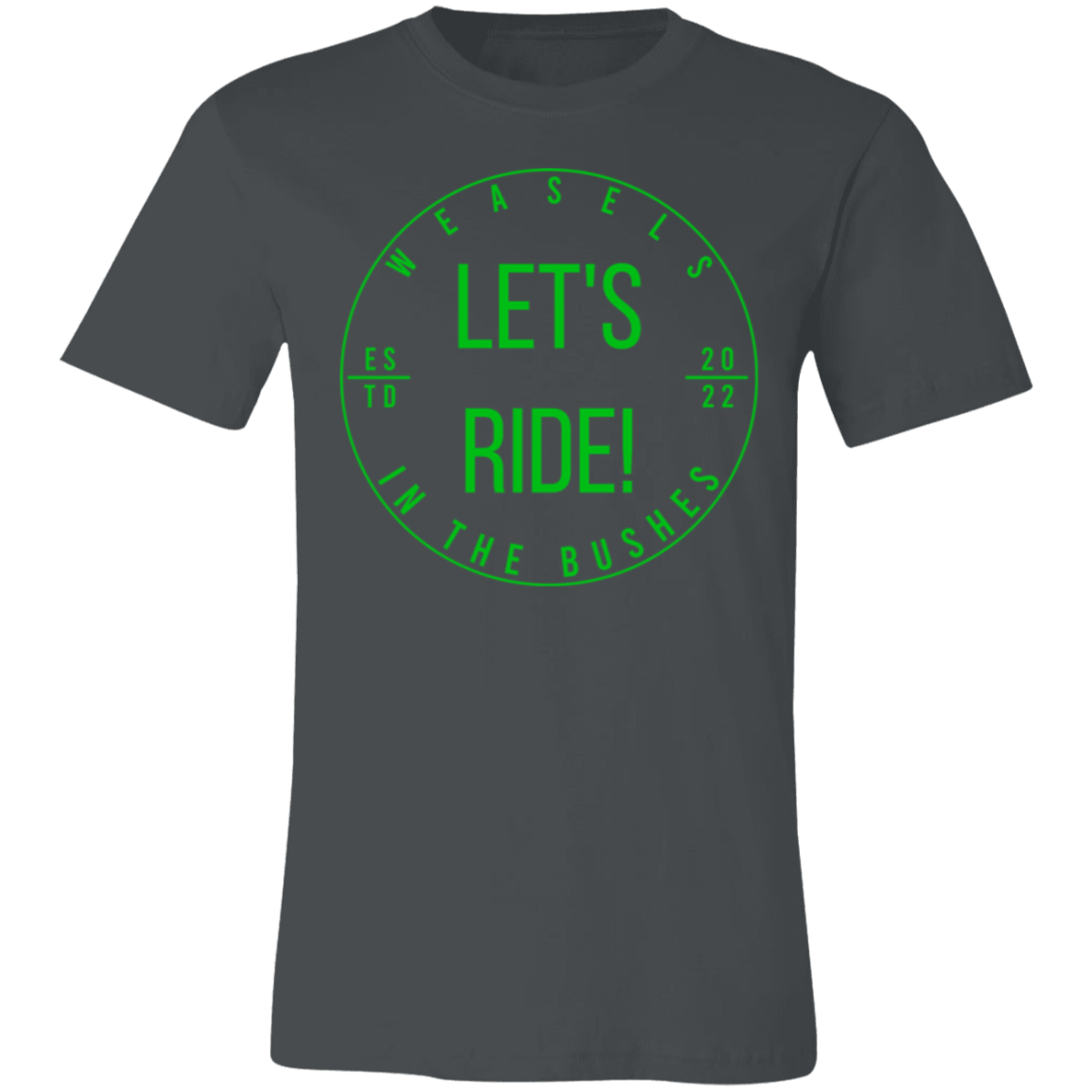 Let's Ride! - Green logo