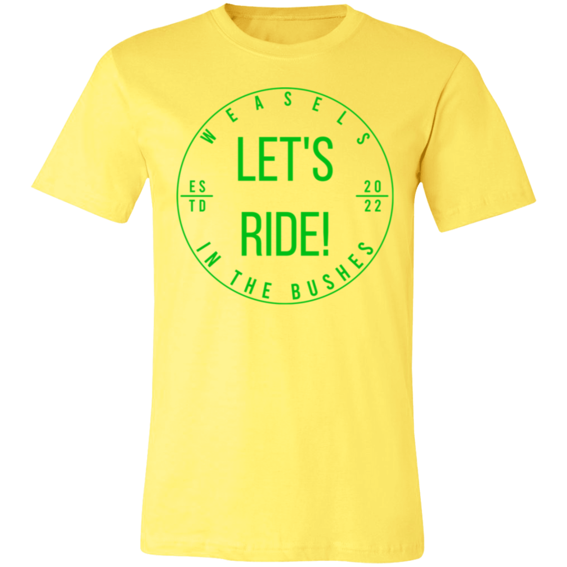 Let's Ride! - Green logo