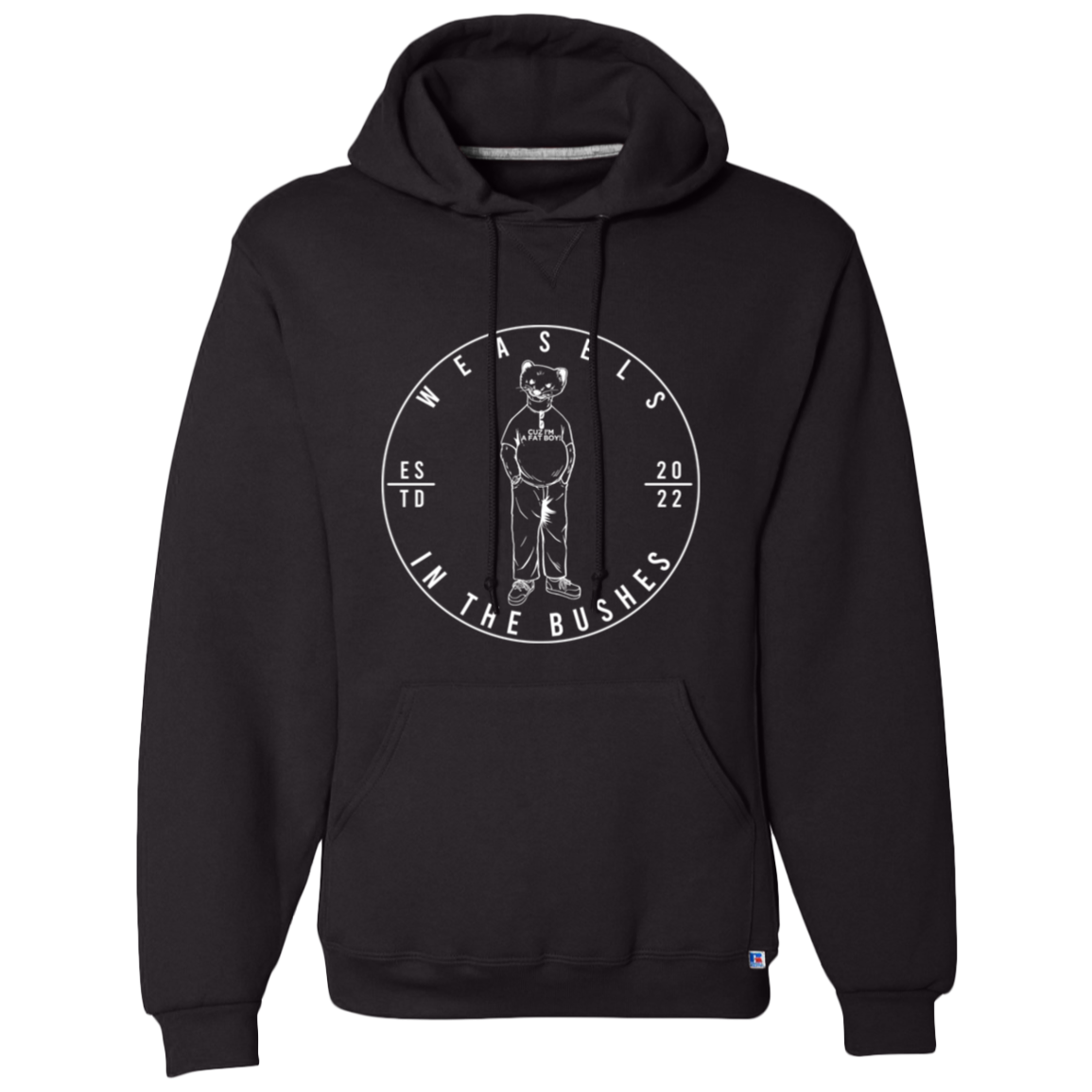 WITB White Logo Fleece Pullover Hoodie