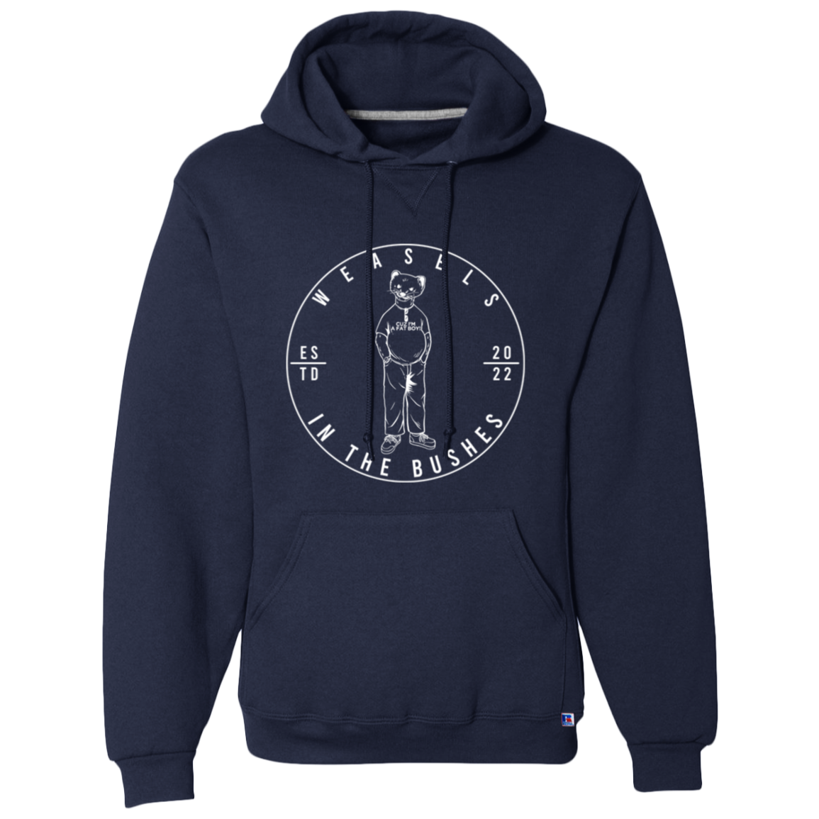 WITB White Logo Fleece Pullover Hoodie